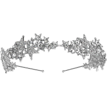 Rhinestone Hair Band Crystal Star Hair Hoop Bridal Crown Headband Wedding Tiara Headband Bridal Hair Accessories