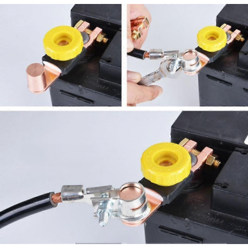 Battery Disconnect Switch, Battery Cutoff, Battery Disconnect Switch, Battery Master Switch, Isolator, Black 1