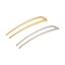 French U Shape Hairpins,Metal Hairpins,2 Pin Updo Chignon Hair Clips Bobby Pins Hair Accessories for Women,Girls 2pcs.