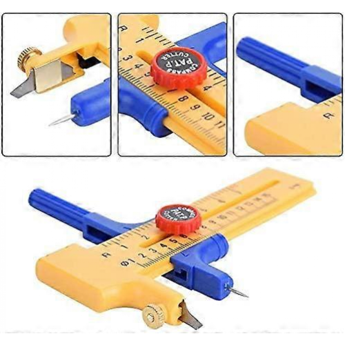 Compass Circle Cutter, Circular Paper Cutter, Compass-Cutter, Circular Cutter High Precision Circular Drawing Tool, Cutting Compass 10-15 cm 2