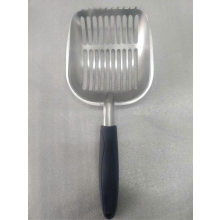 Metal Cat Scoop, Cat Litter Scoop, Large Cat Litter Scoop, Long Handle Deep Cat Litter Scoop for Cleaning Pets, Dogs, Cats