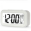 LED Backlight Digital Snooze Desk Alarm Clock Temperature Calendar Display Local Battery Clock White 2