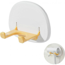 Hair Dryer Holder, Foldable Wall Mounted Hair Dryer Holder, Non-Perforated Hair Dryer Holder, Hair Dryer Storage Sticker, Hair Dryer Holder for Bathr