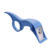 Lot de 10 éplucheurs à anneaux pour la cuisine, outil multifonction pour gratter la peau fine, coupe-paume à main, bleu
