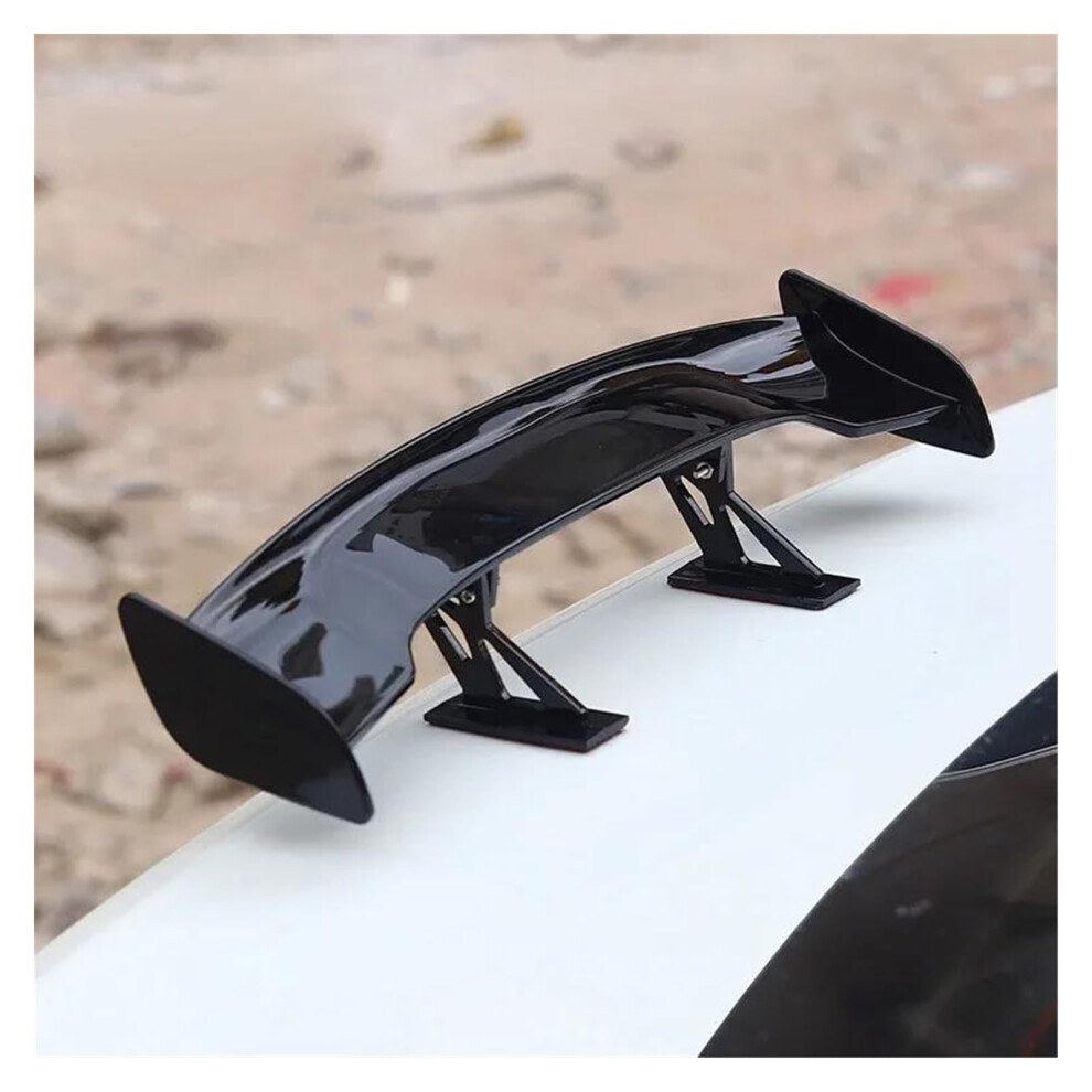 Rear Roof Spoiler Universal Car Tail Wing, 25Cm Carbon Fiber Look, For Mini, Modified Style Auto Decoration Black 9084446102680