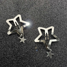 Tiny Star Butterfly Hair Clip Hip Hop Y2k Hair Pin Women Girl Hair Accessories