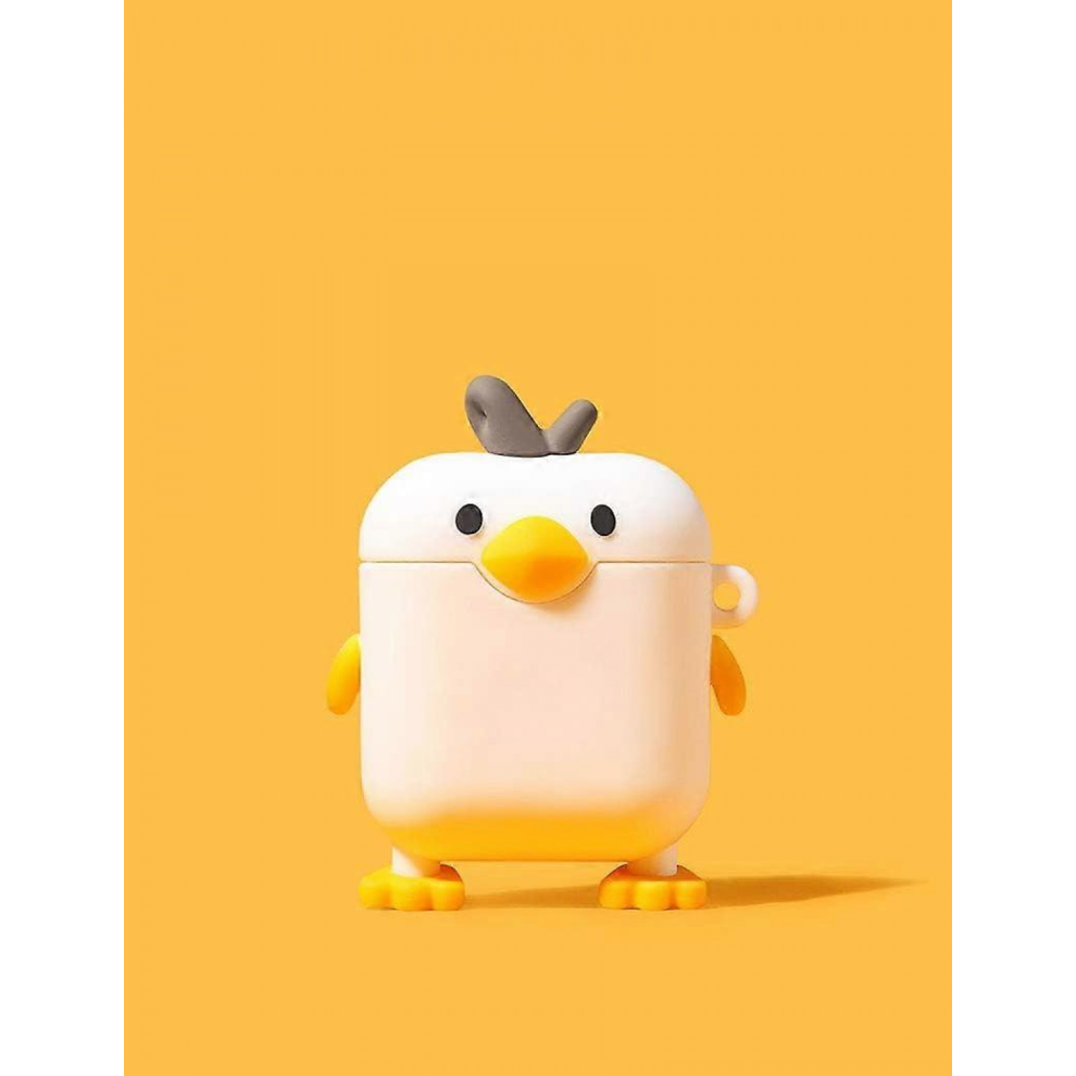 Cute Airpods Case Cartoon Funny Silicone Airpods Case Cute Chick Shape Case For Airpodspro 9022594178362