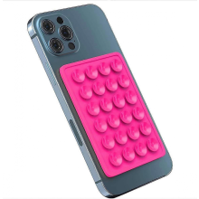 Doppio || Supporto adesivo per custodia del telefono con ventosa in silicone || Compatibile con iPhone e Android, supporto antiscivolo per access