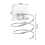 Support de sèche-cheveux sans perforation pour salle de bain 2