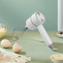 Cordless Hand Mixer Electric With Chopper For Kitchen Baking And Baby Food Etc (White)