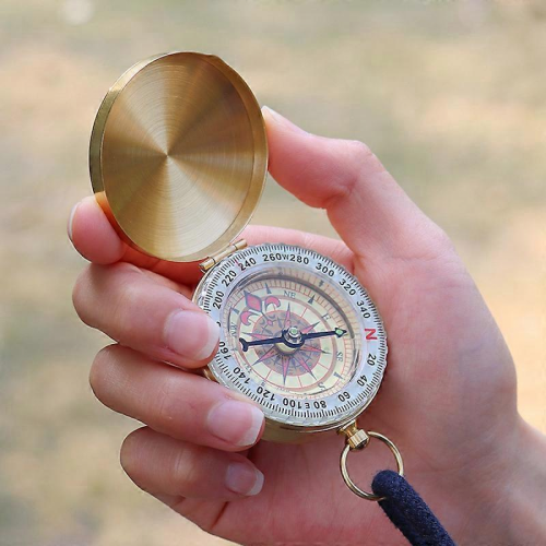 Compass, Camping Compass Precise and Bright Pointing Copper for Family Outdoor Activities 1