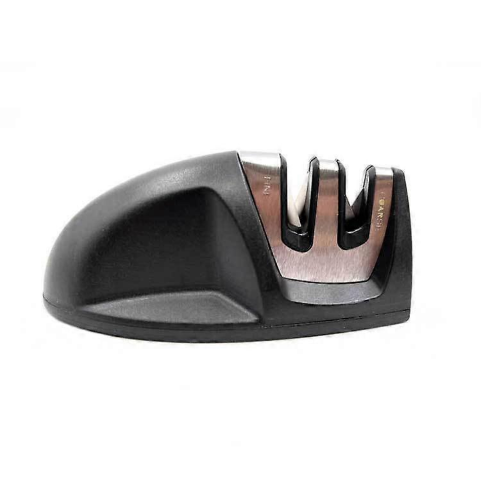 Knife Sharpener, 2-Stage Preset Coarse & Fine Slots Knife Sharpening, Professional Knife Sharpeners For Kitchen Knives (Black)10*5*4.5Cm 9022594180969