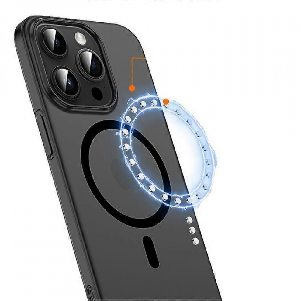 Magnetic Case For Iphone 15 Pro Max, For Magsafe -Translucent Hard Slim Magnet Protective Cover 9022594181096