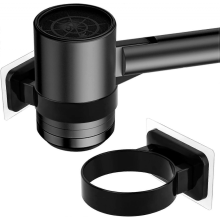 Support mural pour sèche-cheveux, support pour fer à lisser, support pour sèche-cheveux, support mural pour sèche-cheveux sans perçage.