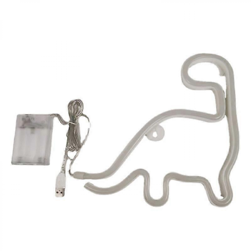 Letreros De Neón Con Forma De Dinosaurio, Luces LED De Neón Para Decoración De Pared, Funciona