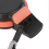 7 in 1 Emergency Survival Whistle LED Light Thermometer Compass Multi Function Whistle for Hiking Climbing Orange 3