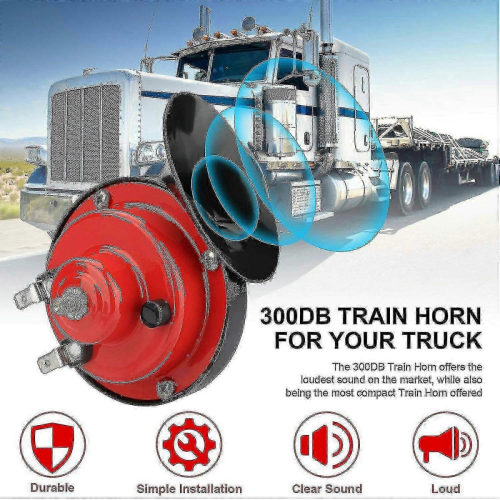 12V 300DB Υπερδυνατό Αδιάβροχο Τρενάκι για Αυτοκίνητο, Μοτοσικλέτα, SUV, Φορτηγό, Σκάφ 1