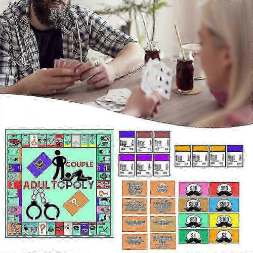 Επιτραπέζιο παιχνίδι Adultopoly για ζευγάρια, παιχνίδι ραντεβού Adultopoly, διασκεδαστικό 1