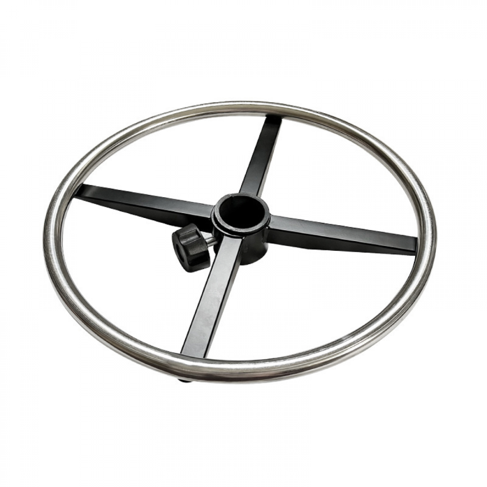 Replacement Pub Bar Stool Round Footrest Circle Stainless Steel Replacement Parts For Designer Chairs Easy To Install-image-OPC-PKRCGS5-NEW