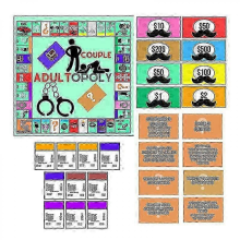 Επιτραπέζιο παιχνίδι Adultopoly για ζευγάρια, παιχνίδι ραντεβού Adultopoly, διασκεδαστικό