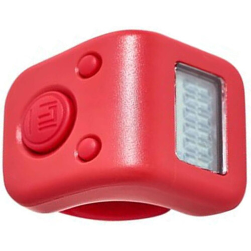 Electronic Finger Counter Resettable 6-Digit LCD Display Hand Counter Red 2
