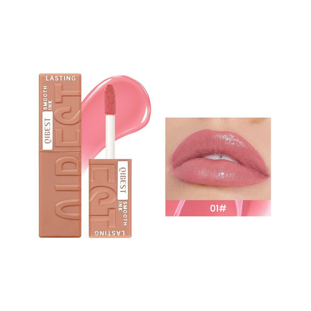 (Type#1) Qibest Water-light Mirror Lip Glaze Does Not Stick To The Cup And Lasts-image-OPC-PKRCHJZ-NEW