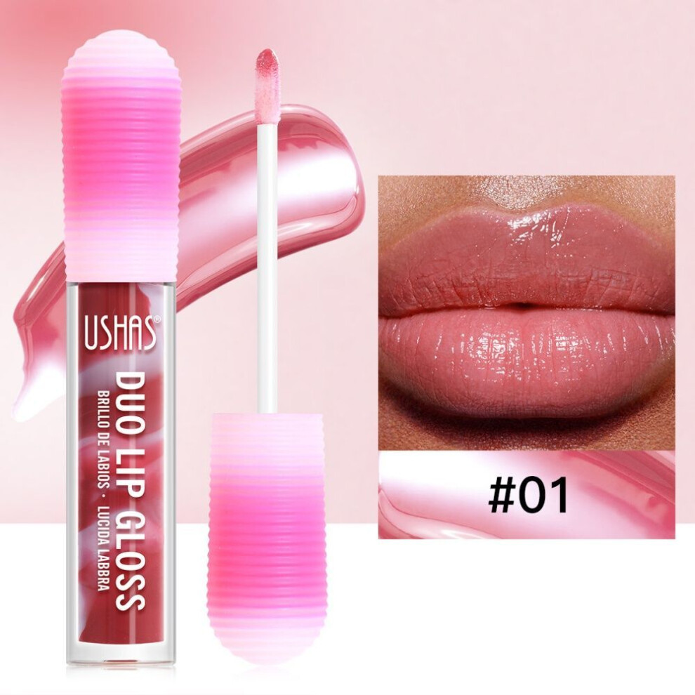 (Type#1) Ushas Lipstick, Lip Glaze, Lip Gloss, Non-stick, Long-lasting, Non-fading,-image-OPC-PKRCKNV-NEW