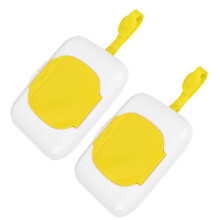 2 kunststoff feuchttüchertspender, box für babytücher