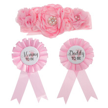 1 set schwangerschaftsband: mama-papa-bouquet, erinnerungsgeschenk