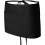 Server Waist Aprons 12-Pack Black Waitress Half Apron With Belt Pocket 4