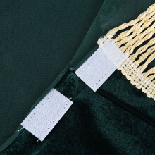 200x150cm Green Pleuche Piano Dustproof Cover for Upright Piano