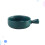 Round Ceramic Baking Plate With Handle For Home Kitchen Use Green 5