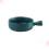Round Ceramic Baking Plate With Handle For Home Kitchen Use Green 9