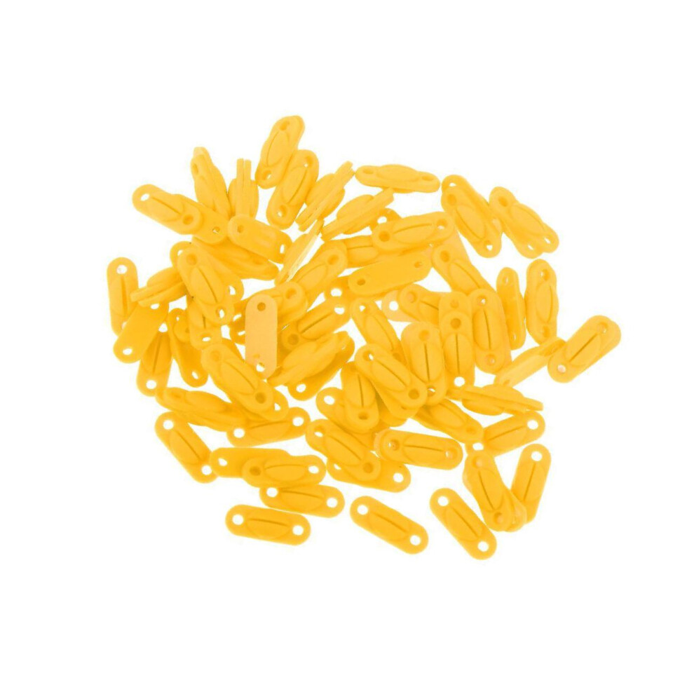 (Yellow, L) 100 Pcs Badminton Racket Racquet Grommets Eyelets String Accessory S-image-OPC-PKRCPT5-NEW