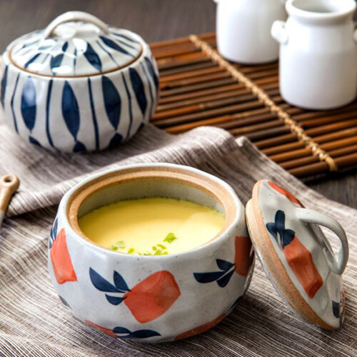 1 japanische keramik schale mit deckel für dampfei 1