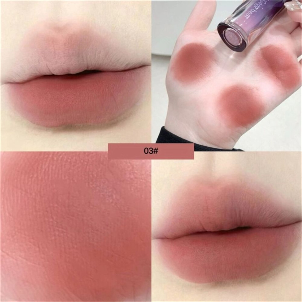 (Type#3) Gegebear Peptide Lipstick Lip Moisturizing Tinted Lip Balm Raspberry Ribbon-image-OPC-PKRCQNT-NEW