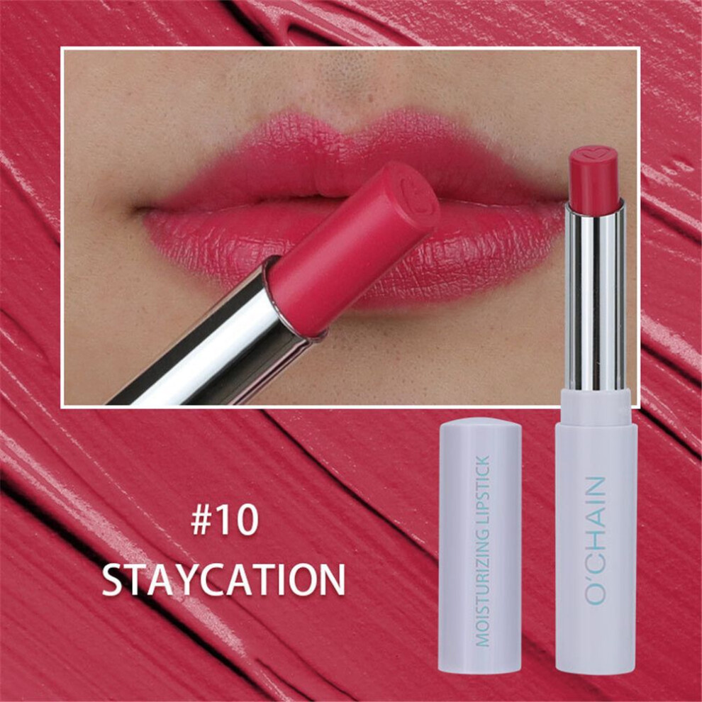 (Type#10) Ochain Moisturizing Lipstick Color Lip Balm Waterproof Long-lasting Non-smear-image-OPC-PKRCTDW-NEW