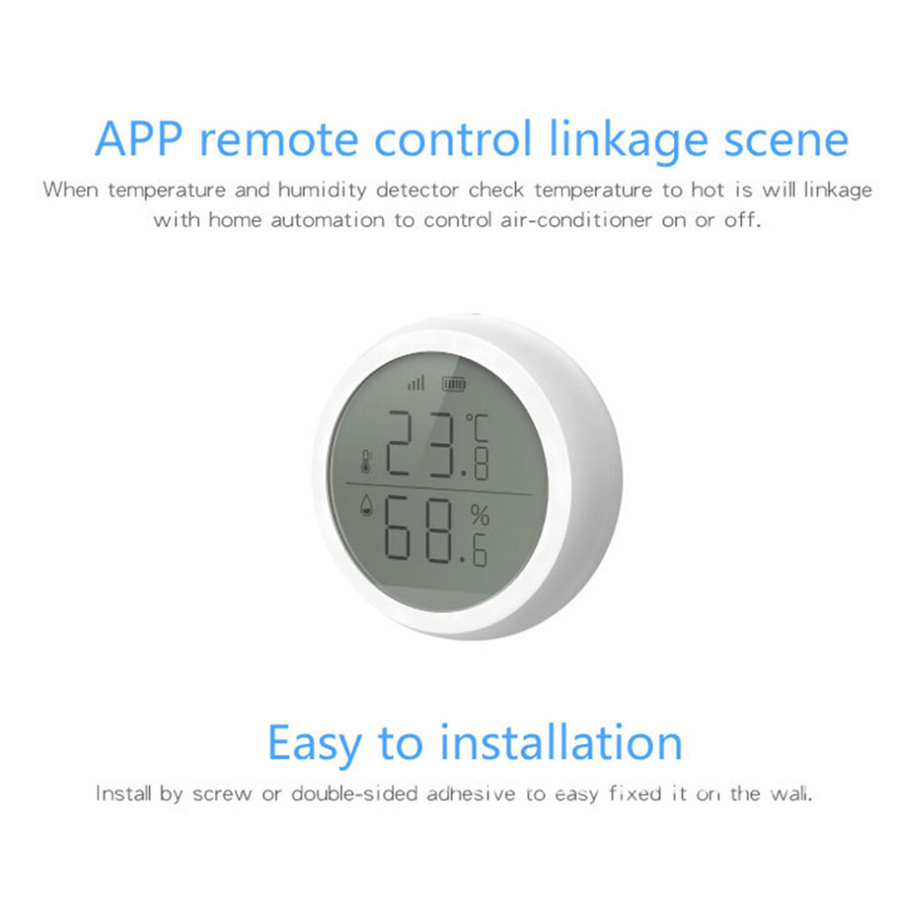 Temp And Humidity Monitor Digital Temperature Meter Heat Detector 3293901392863