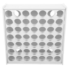 Paint Jar Holder Desktop Pigment Container Wall Craft White