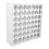 Paint Jar Holder Desktop Pigment Container Wall Craft White 11