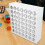 Paint Jar Holder Desktop Pigment Container Wall Craft White 6