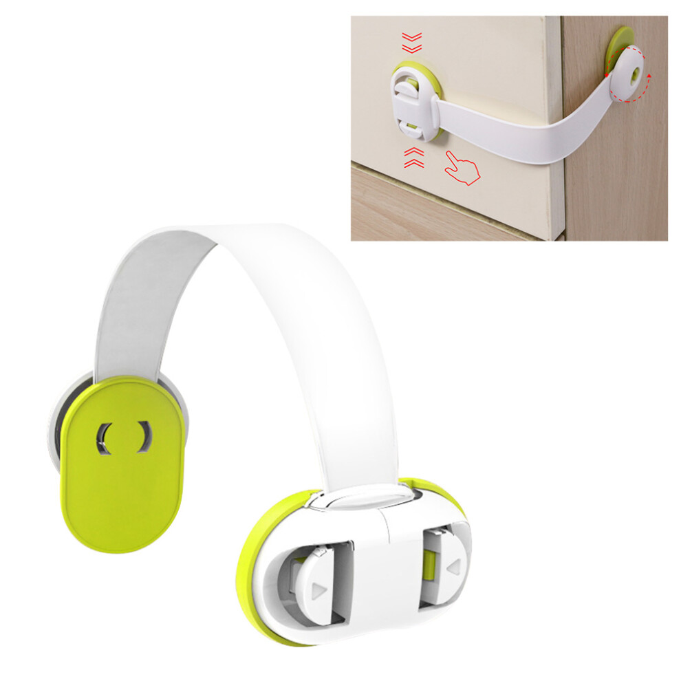 2Pcs Drawer Safety Locks Childproof Abs For Parents Home Green Inoomp