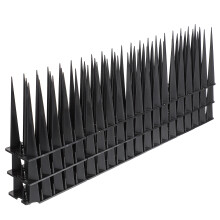 3Pcs Plastic Bird Spikes For Pigeon Prevention Black Fence