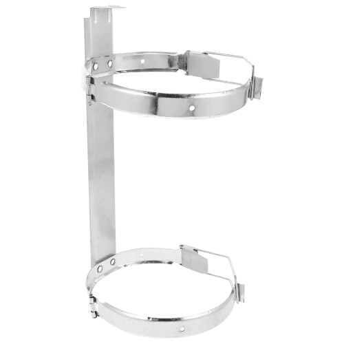 Durable Silver Iron Fire Extinguisher Holder for Wall and Vehicle
