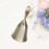 Masteelf 1set Silver Table Bell For Restaurants Elegant Design 4.8in 5