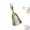 Masteelf 1set Silver Table Bell For Restaurants Elegant Design 4.8in 8