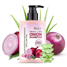 (2PCS) Onion and Aloe Shampoo for Stronger, Thicker and Longer Hair - Soft and Shine, Hair Loss and Thinning Hair, Hair Growth Shampoo 200ML