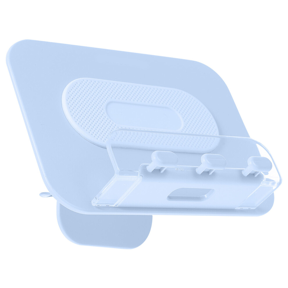 Wall-Mounted Cellphone Holder Adhesive Storage Rack Multi-Functional 3293956635359