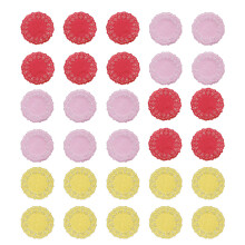 300 Pcs Patterned Paper For Crafting Flower Wrapping Cake Doilies Pad