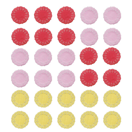 300 Pcs Patterned Paper For Crafting Flower Wrapping Cake Doilies Pad